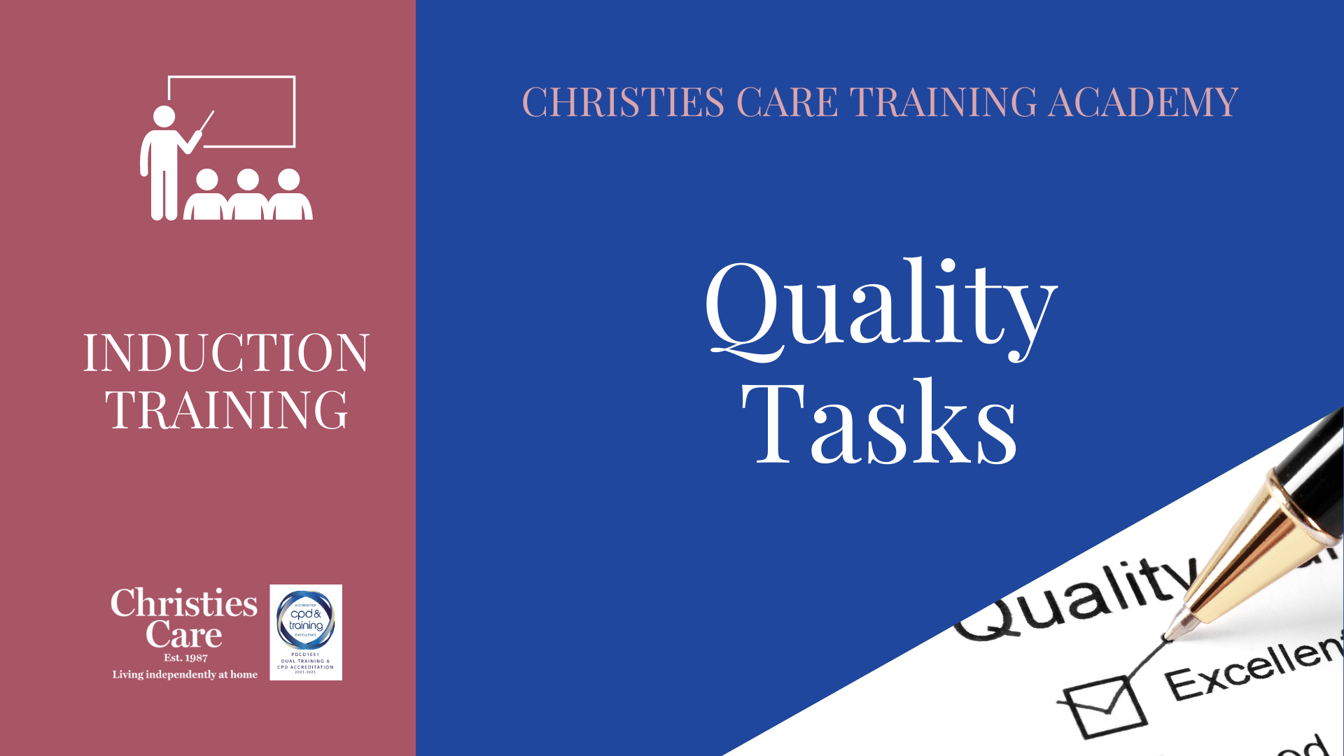 QUALITY TASKS Q001
