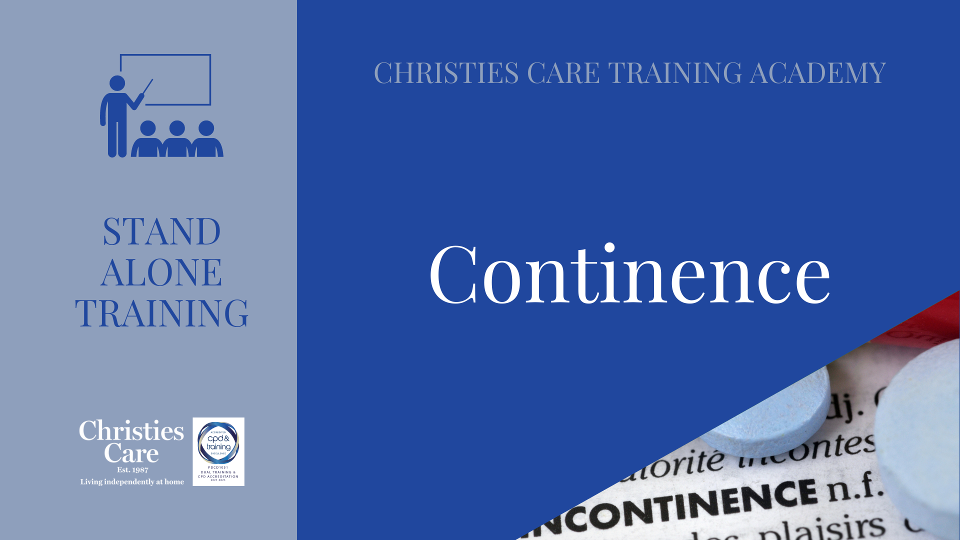 CONTINENCE MANAGEMENT TR063
